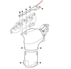 Land Rover Defender PUMA 2,2 & 2,4 TD4 montage beslag for turbolader varmeskjold