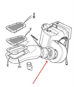 Land Rover Defender varmeapperat pakning MRC8378