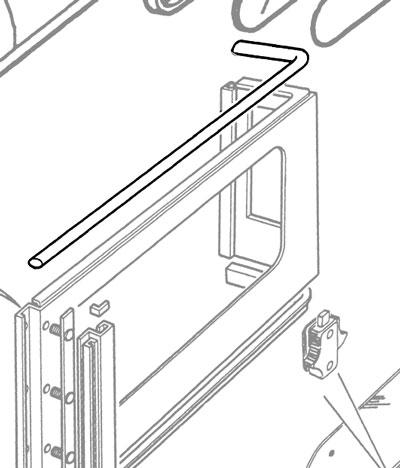 Land Rover Defender 90" tætnings liste - LR053838