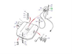 Land Rover sugerør for brændstoftank på Range Rover Classic