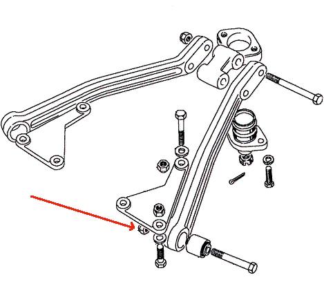 Land Rover A-Ramme montage møtrik for Defender, Discovery 1 & Range Rover Classic - NY612042