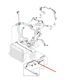 Land Rover brændstofkøler og rør for 2,7 TDV6 motorerne i Discovery 3 & 4 samt Range Rover Sport
