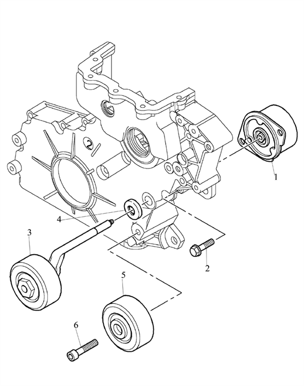 Land Rover TD4 & TD6 medløber rulle PQR000080