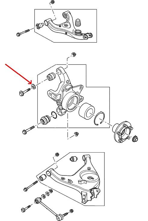 Range Rover bærearms skive RGI000012