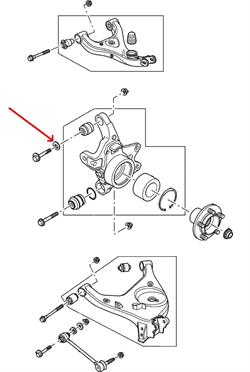 Range Rover bærearms skive RGI000012