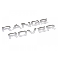 Land Rover "RANGE ROVER" logo sæt til bagklappen på Range Rover Sport L494 - Atlas Silver
