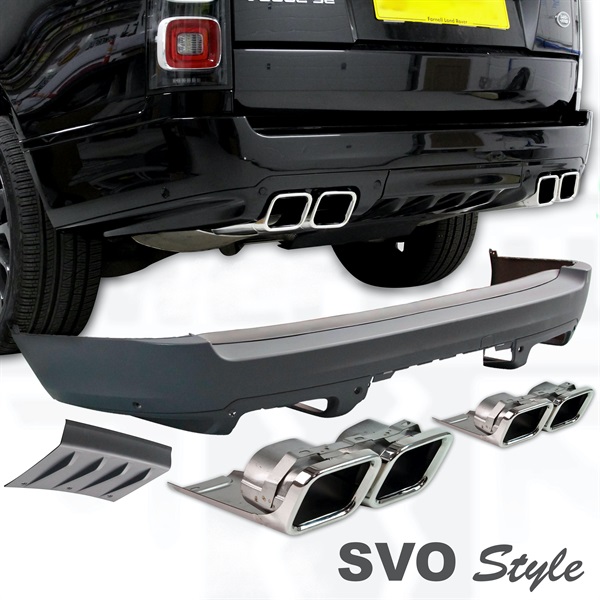 Land Rover SVO bagkofanger og afgangsrør til Range Rover L405 modellen
