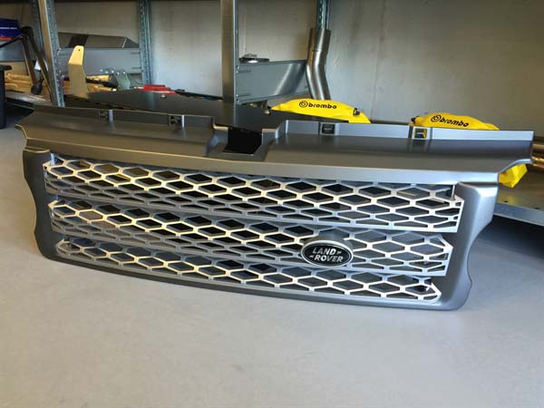 Land Rover kølergrill Supercharged facelift for Range Rover Sport 2005-2009 - DCCRRSSCGRILLBLK