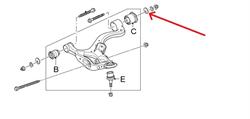 Land Rover bærearms skive RYF000203