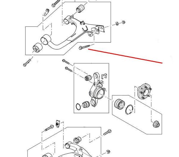 Land Rover bærearms excentrisk camber bolt - RYG000384