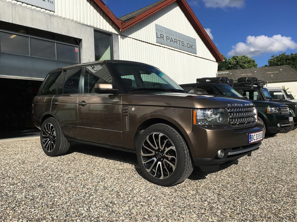 Land Rover 22 Turbine Spoke alufælge og dæk fra Land Rover Værksted og ...