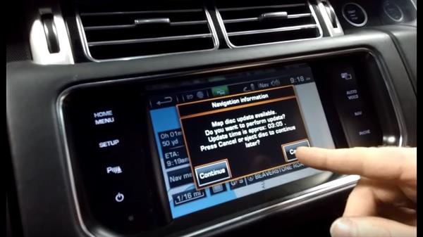 Land Rover navigations USB kort - Komplet Europa og Scandinavien kort - 2022