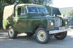 Land Rover kalesche for Serie 2 & 3 88" - dækker laddet - sandfarvet -