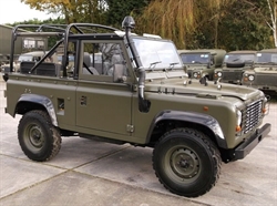 Land Rover snorkel i metal for Defender Td4, Td5 samt 300 Tdi