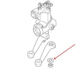 Land Rover droparms låseblik for 3- og 4-bolts styrehus på Defender, Discovery 1 og Range Rover Classic - 60 mm