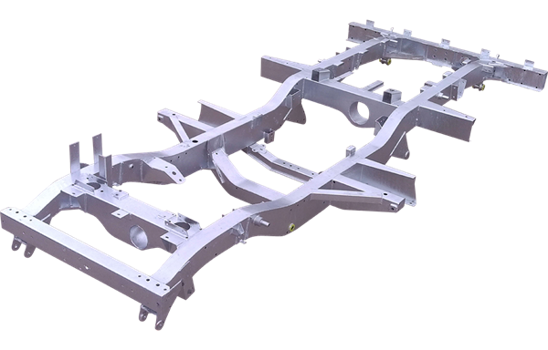 Land Rover Chassis galvaniseret for Serie 2A 88" Light Weight modellen -