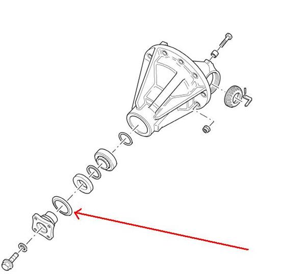 Land Rover pakdåse skjold i stål for Defender differentialet