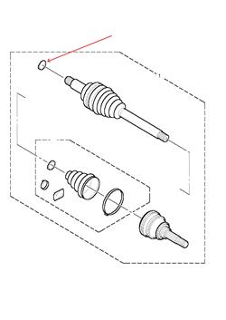 Land Rover Freelander 1 låse ring for drivaksler