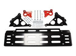Land Rover Defender Skeleton styretøjs beskytter i Heavy Duty aluminium - Sort