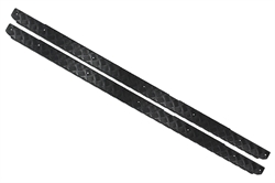 Land Rover Defender 110" dørkplade beskyttelses plader til side panelerne i sort eloxeret aluminium