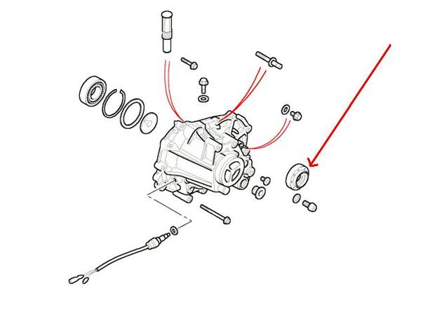 Land Rover Freelander 1 gearkasse pakdåse TRX100060L