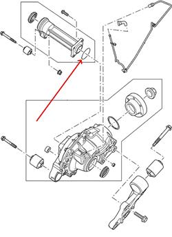 Land Rover differentiale o-ring for Range Rover Sport samt Discovery 3 & 4