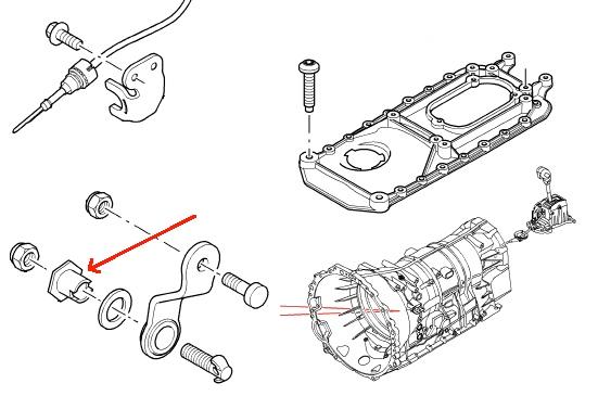 Land Rover automatgear skiftearm bøsning for ZF 6-trins automatgearkassen