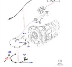 Land Rover klips til montage af diverse kabler og ledninger