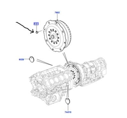 Land Rover converter bolt M10x14MM