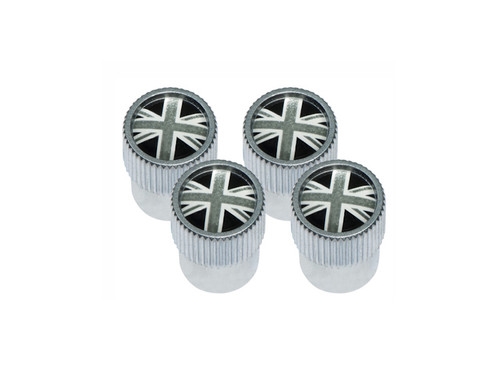  Ventilhætter i sæt med 4 stk "Union Jack"