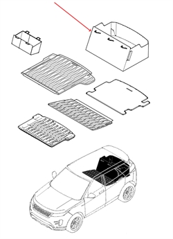 Land Rover Hunde bagagerums box til New Range Rover Evoque 2019 og frem