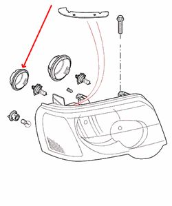 Land Rover Freelander 1 forlygte reservedel
