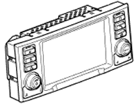 Land Rover radio og skærm for Range Rover GCAT (2002-2004)