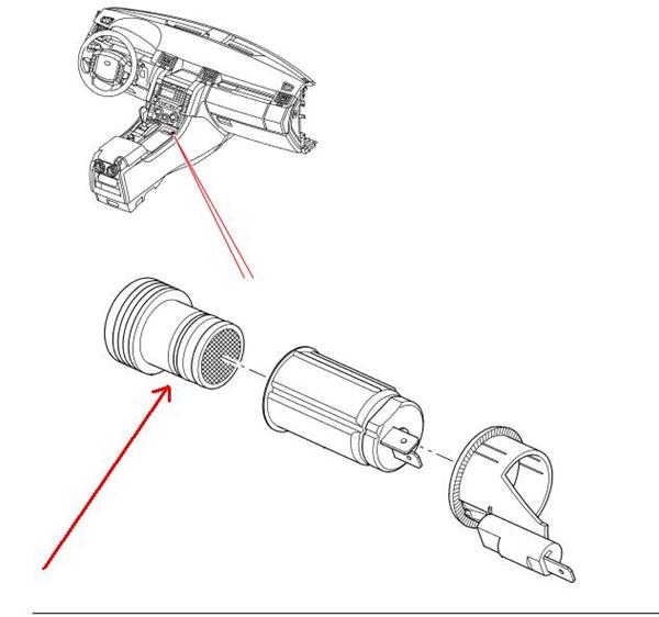 Land Rover lighter til instrumentbord for Range Rover Sport