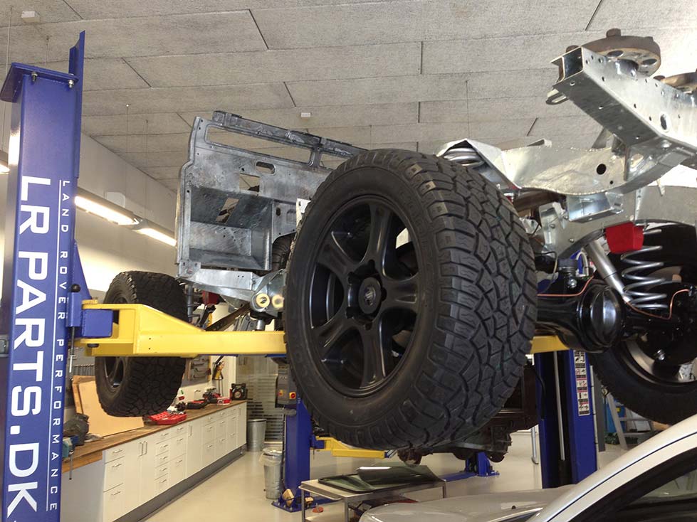 Defender med Bulkhead monteret