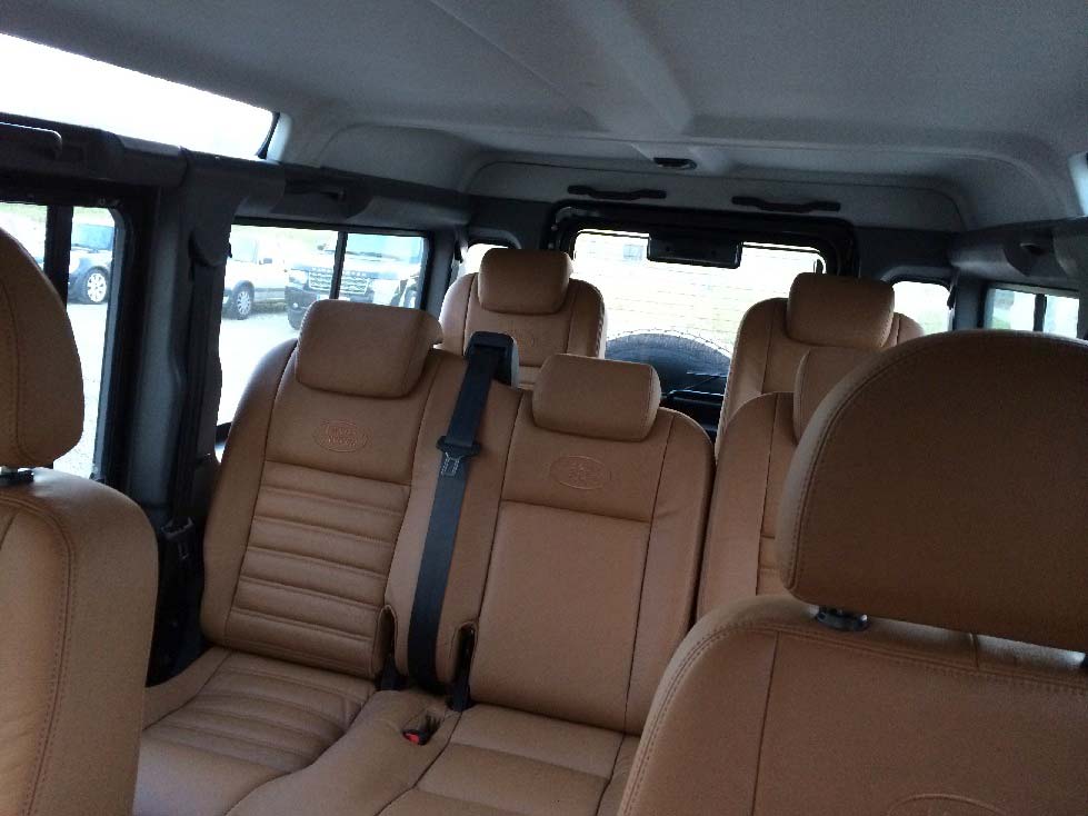 Defender cognac interior