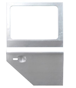 Land Rover Højre bagdørs skin i alu på Defender