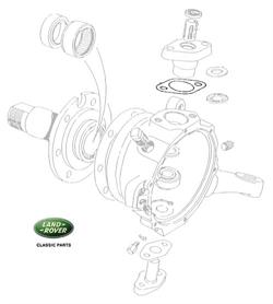 Land Rover swivel leje 0,05 mm mellemlægs plade (shims)