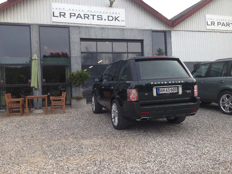 Range Rover 2003 model faceliftet til 2012 Autobiography med rustfri afgangsrør