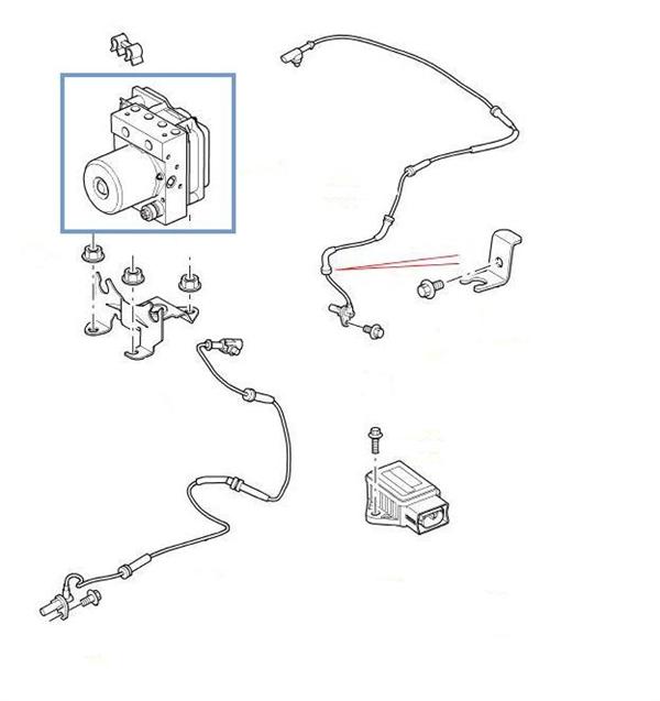 Land Rover ABS pumpe beregnet for Range Rover GCAT & Range Rover Sport, Discovery 3 & 4