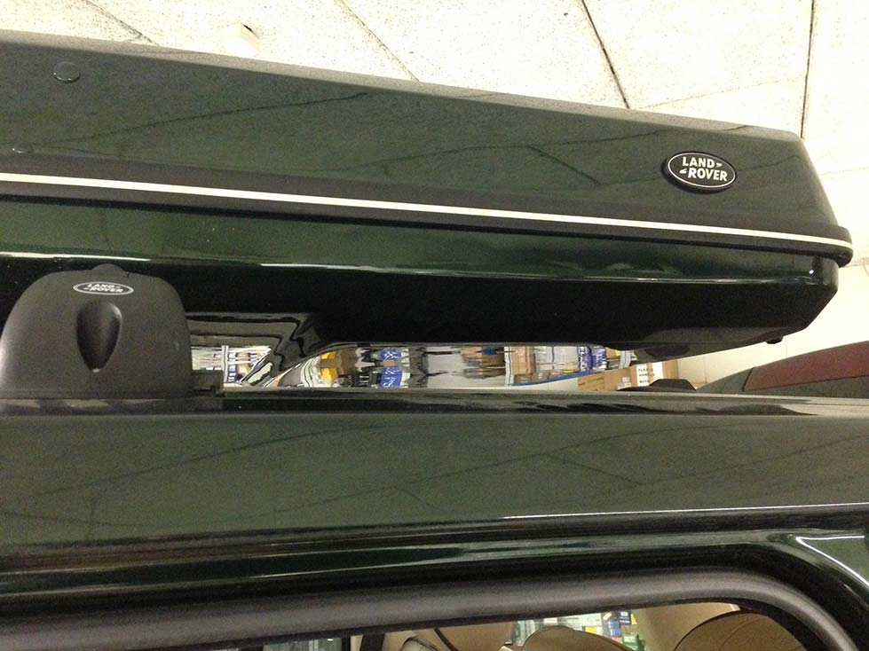 Range Rover GCAT 2012 facelift Epsom Green - Skibox indfarvet