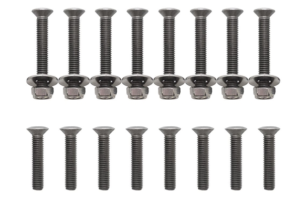 Land Rover rustfri stål bolte sæt for Defender Puma - fordøre