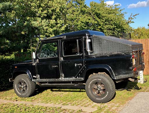 Defender 110" TD5 - før projektstart